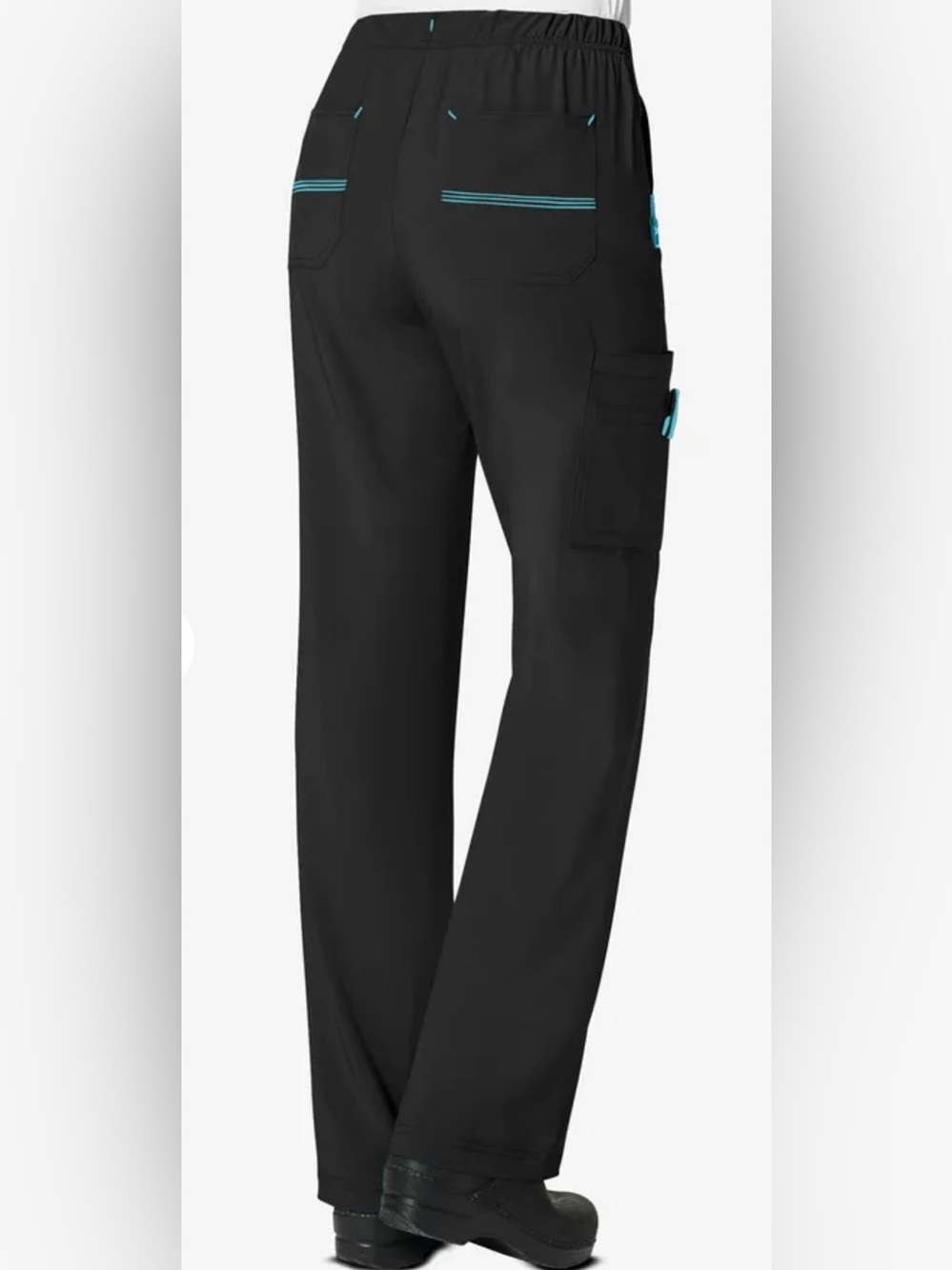 2 PAIR of Carhartt Women's STRETCH Utility Cargo Scrub Pants—Petite Large - Picture 5 of 6